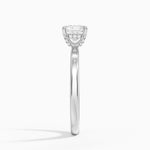 Lumiere 2mm Diamond Ring (1/8 ct. tw.) Platinum Cushion Engagement Ring