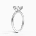 Lumiere 2mm Diamond Ring (1/8 ct. tw.) Platinum Marquise Engagement Ring