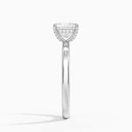 Lumiere 2mm Diamond Ring (1/8 ct. tw.) Platinum Princess Engagement Ring