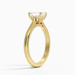 Dawn 2mm Diamond Ring Yellow Gold 18k Emerald Engagement Ring