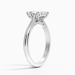 Dawn 2mm Diamond Ring Platinum Marquise Engagement Ring
