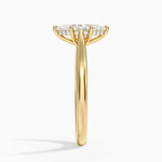 Dawn 2mm Diamond Ring Yellow Gold 18k Marquise Engagement Ring