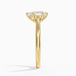 Dawn 2mm Diamond Ring Yellow Gold 18k Pear Engagement Ring