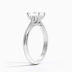 Dawn 2mm Diamond Ring Platinum Radiant Engagement Ring
