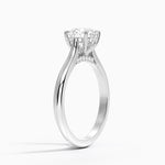 Dawn 2mm Diamond Ring Platinum Round Engagement Ring