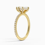 Viviana Three-Quarter Coverage Six-Prong Diamond Ring (1/3 ct. tw.) Yellow Gold 18k Marquise Engagement Ring