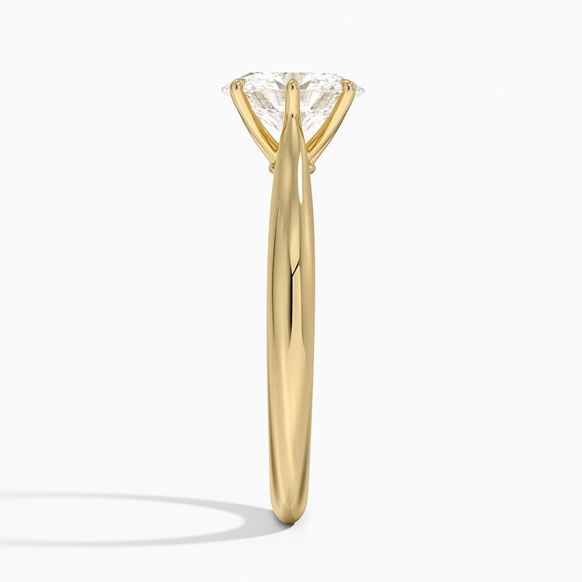 Catalina Solitaire Ring Yellow Gold 18k Oval Engagement Ring