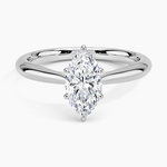 Catalina Solitaire Ring Platinum Marquise Engagement Ring