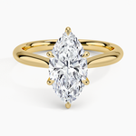 Catalina Solitaire Ring Yellow Gold 18k Marquise Engagement Ring