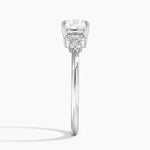 Miroir Diamond Ring Platinum Cushion Engagement Ring
