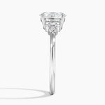 Miroir Diamond Ring Platinum Oval Engagement Ring