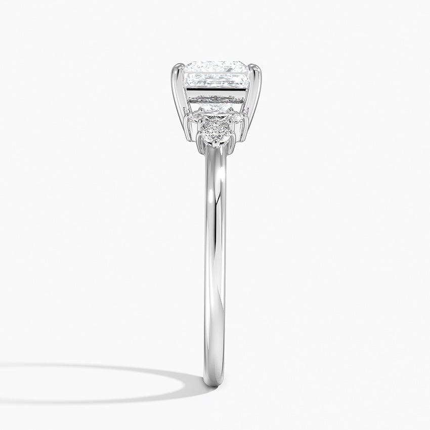 Miroir Diamond Ring Platinum Princess Engagement Ring