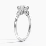 Miroir Diamond Ring Platinum Round Engagement Ring