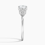 Miroir Diamond Ring Platinum Round Engagement Ring