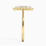 Sunburst Halo Diamond Ring (1/4 ct. tw.) Yellow Gold 18k Marquise Engagement Ring