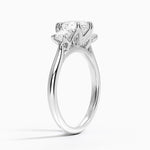 Elodie Perfect Fit Three Stone Diamond Ring (1/2 ct. tw.) Platinum Pear Engagement Ring