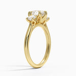 Elodie Perfect Fit Three Stone Diamond Ring (1/2 ct. tw.) Yellow Gold 18k Pear Engagement Ring