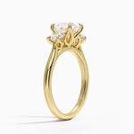 Elodie Perfect Fit Three Stone Diamond Ring (1/2 ct. tw.) Yellow Gold 18k Princess Engagement Ring