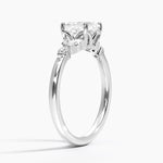 Verbena Diamond Ring Platinum Asscher Engagement Ring
