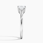 Verbena Diamond Ring Platinum Asscher Engagement Ring