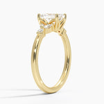 Verbena Diamond Ring Yellow Gold 18k Emerald Engagement Ring