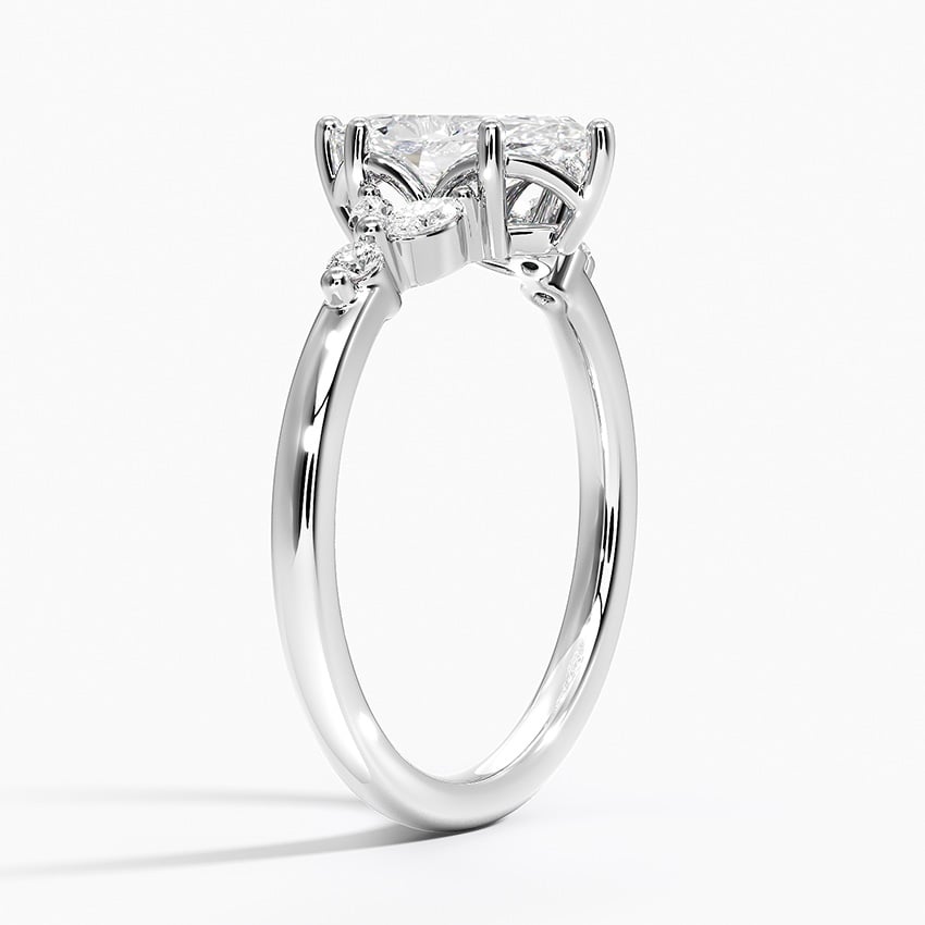 Verbena Diamond Ring Platinum Marquise Engagement Ring