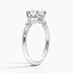 Verbena Diamond Ring Platinum Pear Engagement Ring