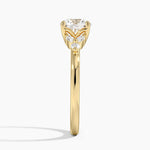 Verbena Diamond Ring Yellow Gold 18k Round Engagement Ring