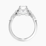 Grand Nadia Diamond Ring Platinum Asscher Engagement Ring