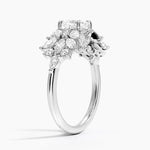 Grand Nadia Diamond Ring Platinum Cushion Engagement Ring