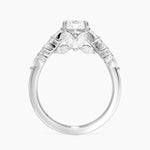 Grand Nadia Diamond Ring Platinum Cushion Engagement Ring