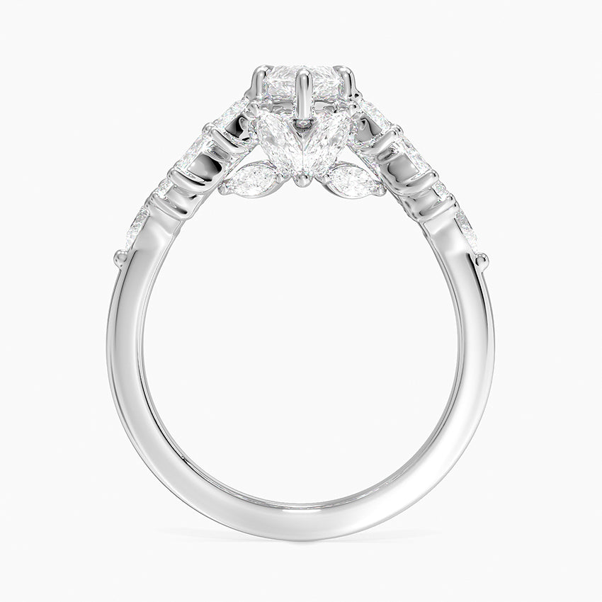 Grand Nadia Diamond Ring Platinum Marquise Engagement Ring