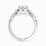 Grand Nadia Diamond Ring Platinum Pear Engagement Ring