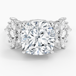 Grand Nadia Diamond Ring Platinum Cushion Engagement Ring