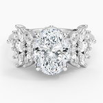 Grand Nadia Diamond Ring Platinum Oval Engagement Ring