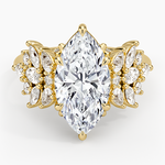 Grand Nadia Diamond Ring Yellow Gold 18k Marquise Engagement Ring