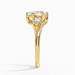 Atelier Three Stone Diamond Ring (1/3 ct. tw.) Yellow Gold 18k Pear Engagement Ring