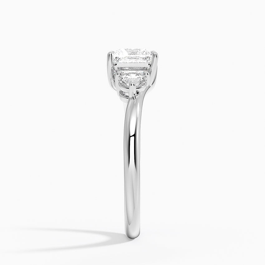 Atelier Three Stone Diamond Ring (1/3 ct. tw.) Platinum Princess Engagement Ring
