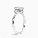 Atelier Three Stone Diamond Ring (1/3 ct. tw.) Platinum Round Engagement Ring