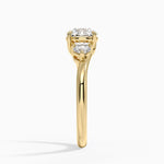 Atelier Three Stone Diamond Ring (1/3 ct. tw.) Yellow Gold 18k Round Engagement Ring