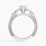 Aberdeen Celtic Diamond Ring Platinum Heart Engagement Ring