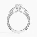 Aberdeen Celtic Diamond Ring Platinum Heart Engagement Ring