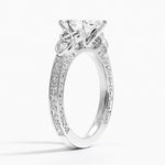 Aberdeen Celtic Diamond Ring Platinum Marquise Engagement Ring