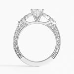 Aberdeen Celtic Diamond Ring Platinum Marquise Engagement Ring