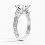 Aberdeen Celtic Diamond Ring Platinum Marquise Engagement Ring