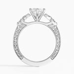 Aberdeen Celtic Diamond Ring Platinum Marquise Engagement Ring