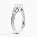 Aberdeen Celtic Diamond Ring Platinum Oval Engagement Ring