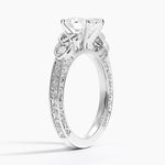 Aberdeen Celtic Diamond Ring Platinum Oval Engagement Ring