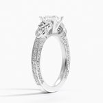 Aberdeen Celtic Diamond Ring Platinum Princess Engagement Ring