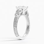 Aberdeen Celtic Diamond Ring Platinum Princess Engagement Ring